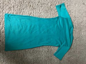 Turquoise T-Shirt Dress