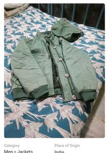 Men's Green Casual Jacket