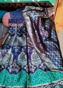 Navy blue women&#39;s beautiful lahenga For Party