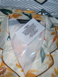 Floral Satin Pajama Set