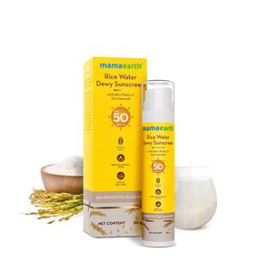 Mamaearth Rice Water Dewy Sunscreen SPF 50 PA++++