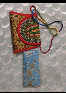 Ethnic Sling Bag & Wallet Set