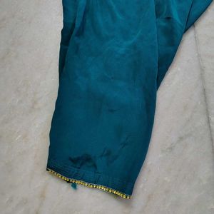 Teal Green Patiala Salwar