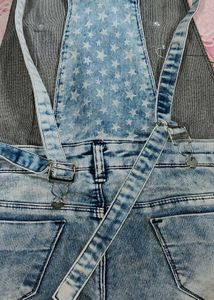 Star Denim Overalls