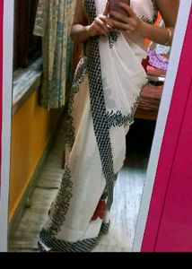 Floral Print Saree