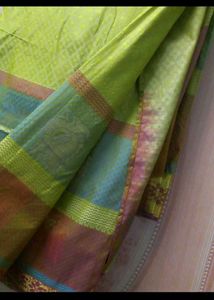 Mustard Yellow Soft Silk Saree