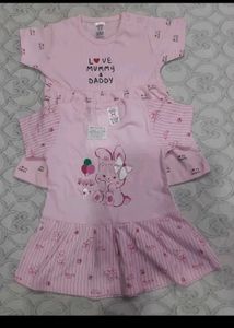 Combo Of 4 Baby Frocks