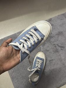 Blue Canvas Sneakers