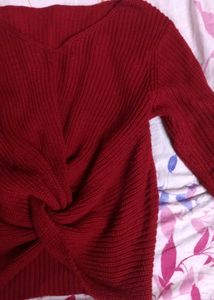 Red Maroon Sweater ❤