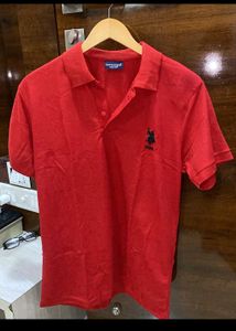 New Us Polo Red Tshirt Men