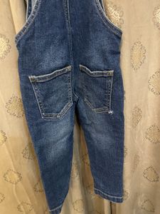 Unisex Blue Denim Dungaree