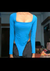 H&amp;m Blue Bodysuit