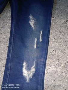 Ripped Blue Jeans