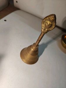 Combo of 2 Brass Pooja Items — Kalash Lota &amp; Puja