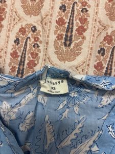 Janasya Printed A Line Kurti - Pure Cotton