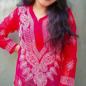 Red Kurta