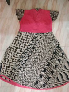 Cute Pink &amp; Patterned Dress