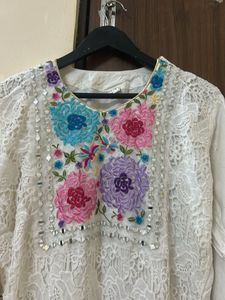 Elegant Embroidered Kurta Set