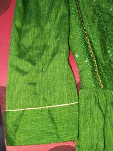 Green Ethnic Gown
