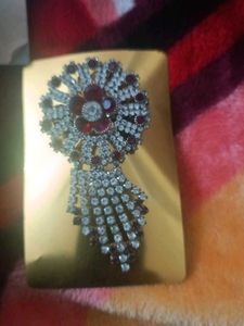 Rhinestone Hair Clip &amp; Brooch Set