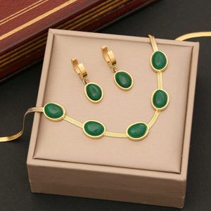 18K Gold Plated 3 Pc Waterproof Jewellery Set
