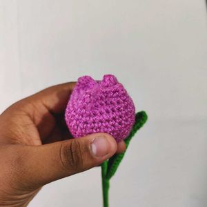 Handmade Crochet Tulip Flower