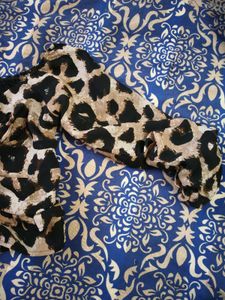 Stylish Animal Print Crop Top