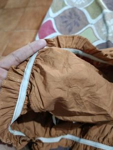 Off Shoulder Top In Brown Color 🎨