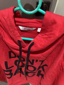 Red Graphic Hoodie