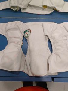 Baby Cloth Diapers With Inserts, 3