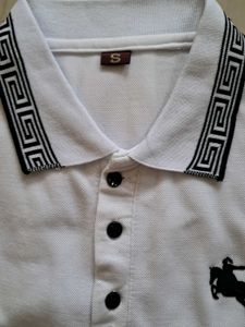 Men&#39;s White Polo Tshirt