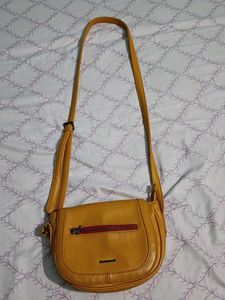 Fastrack mustard Sling bag