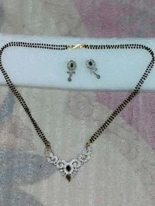 Mangalsutra  With Earrings