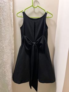 Black Dress with Bow