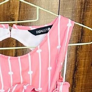 Striped Pink Jumpsuit