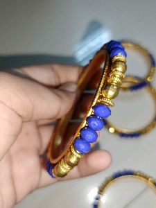 Blue &amp; Gold Bangles