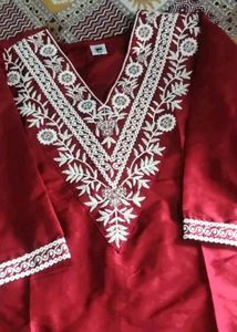Women V Neck Kurti