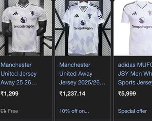 Manchester United 25/26 Away Jersey