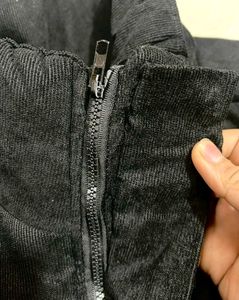 Black High Neck Puffer Jacket