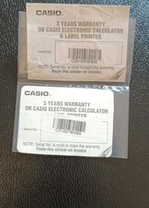 CASIO Electronic Calculator