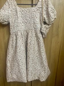 Beautiful Dress With Bag