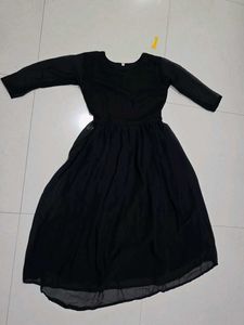 A Black Frock Cloth For Daily Use