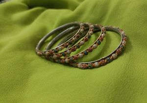 Bangles with Pearl Detail