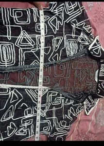 Abstract Patterned Sheer Jacket