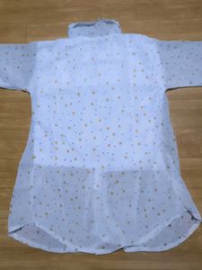 Sheer Polka Dot Blouse