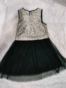 💥Black Sequence With Net Mini Dress💥