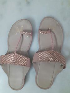 women footwear, pink flat.