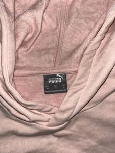 Puma X 1DER Men Pink Cotton Hoodie (UNISEX)