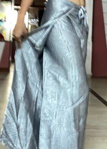 Silver Thai-Style Dhoti Pants - Unique &amp; Trendy
