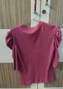 PINK KNIT TOP